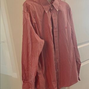 Brooks Brothers Red Gingham Button Down Shirt